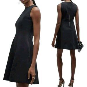 Spanx Classic Black Perfect Fit & Flare Petite Dress Sz Small